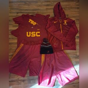 USC Nike Trojans Red‎ and Gold Game Day Apparel Set